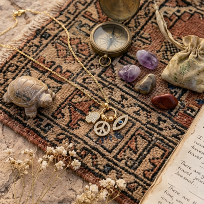 The Vigil Charm Necklace — 14k Gold over Sterling Silver