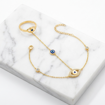 The Deva — Evil Eye Hand Chain