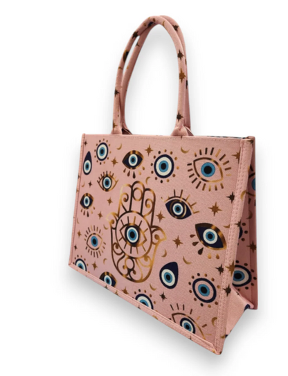 The Nomad Protection Canvas Tote — Evil Eye & Hamsa Edition